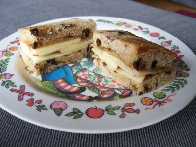 Honey and Apple Sandwich